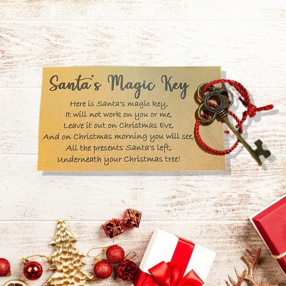Santas magic key. 
Beautiful bronze key 2” long - Picture 4 of 6